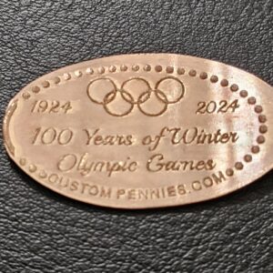 100 Years of Winter Games Pressed Penny Elongated Coin