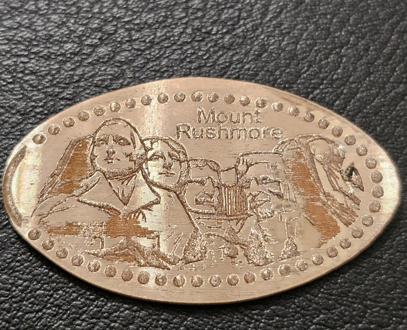 Mont Rushmore Pressed Penny Elongated Coin