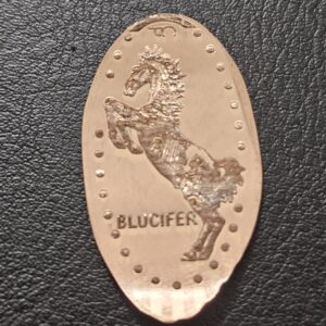 Blucifer Pressed Penny Elongated Coin