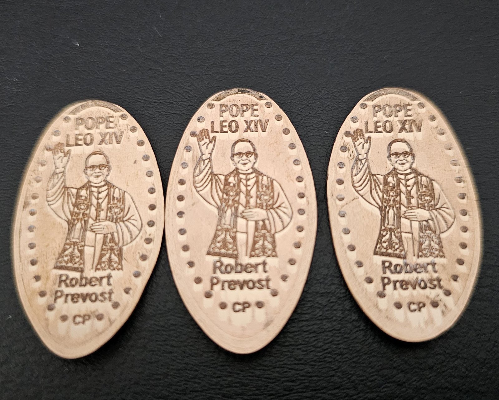 Pope Leo XIV Pressed Penny Elongated Coin - Image 2
