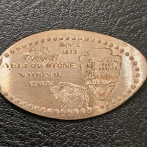 Yellowstone State Park Pressed Penny Elongated Coin