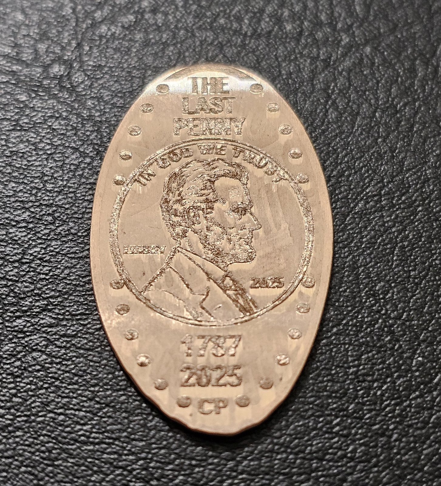 The Last Cent Pressed Penny Elongated Coin - Image 4