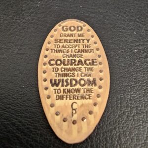 Serenity Prayer Pressed Penny Elongated Coin