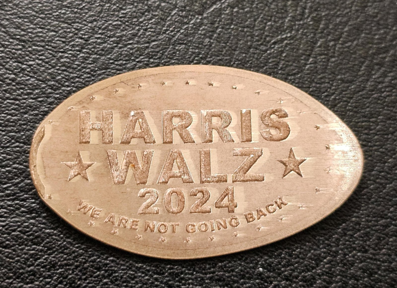 Haris Walz 2024 Pressed Penny Elongated Coin - Image 3