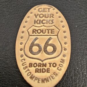 Route 66 Pressed Penny Elongated Coin
