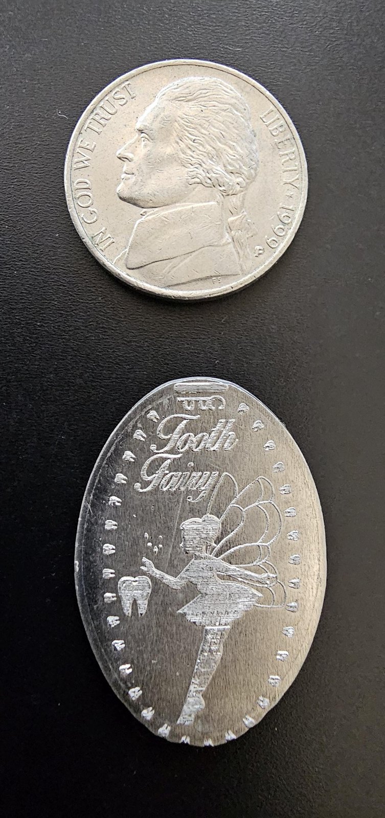 Tooth Fairy Pressed Penny Pressed Smashed Penny Dimes Pressed Nickel for Your Event, Party, Birth... - Image 4