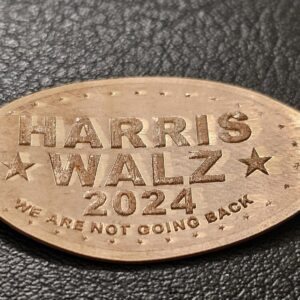 Haris Walz 2024 Pressed Penny Elongated Coin