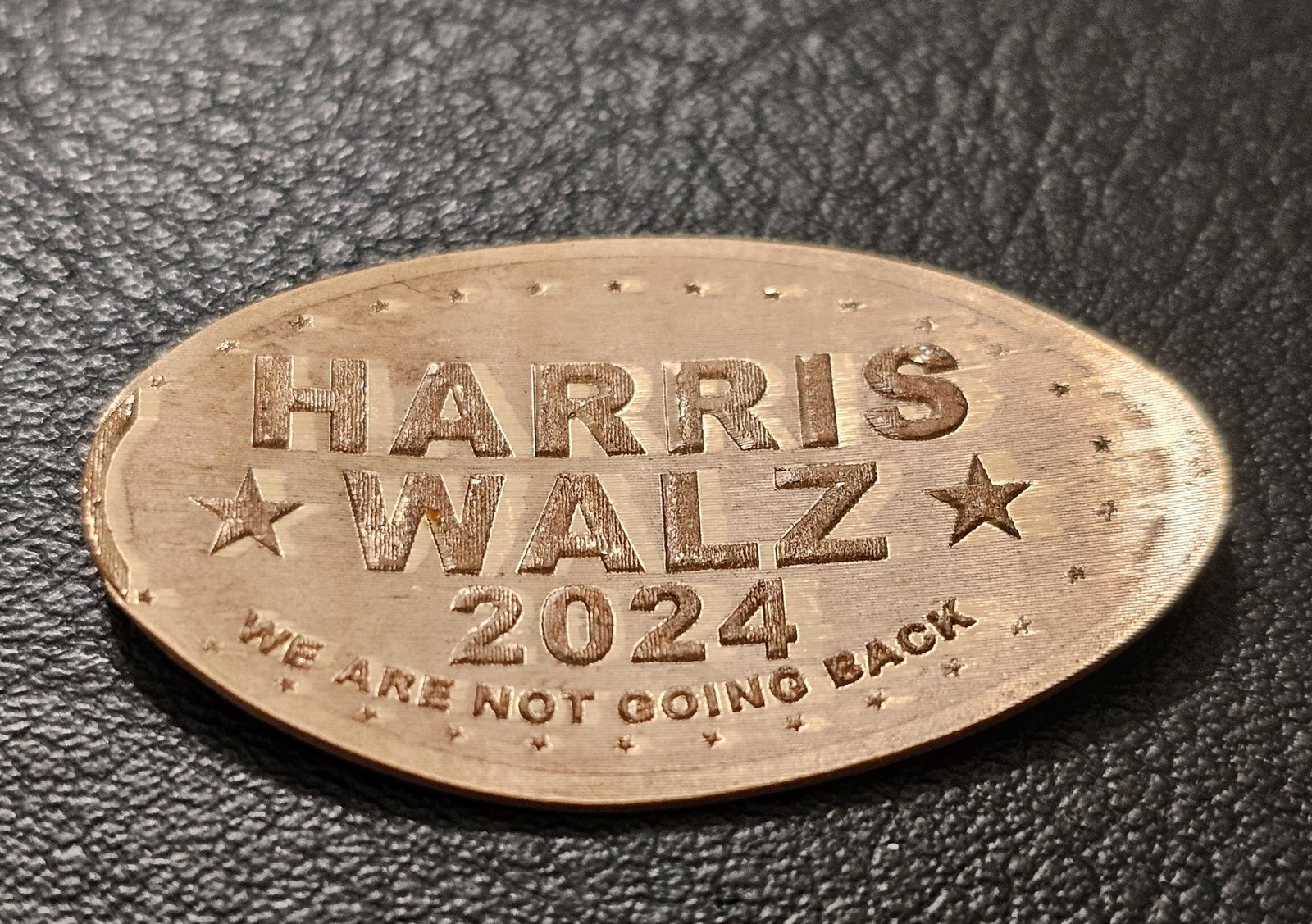 Haris Walz 2024 Pressed Penny Elongated Coin