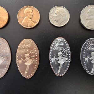 Tooth Fairy Pressed Penny Pressed Smashed Penny Dimes Pressed Nickel for Your Event, Party, Birth...