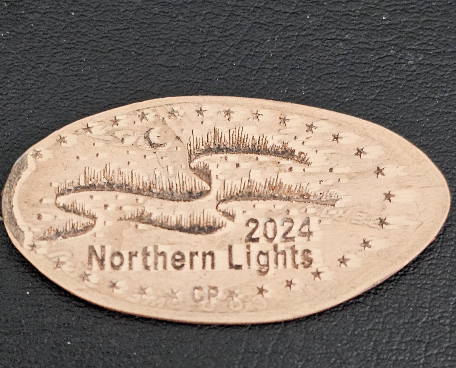 Northern Lights 2024 Penny Elongated Coin - Image 2