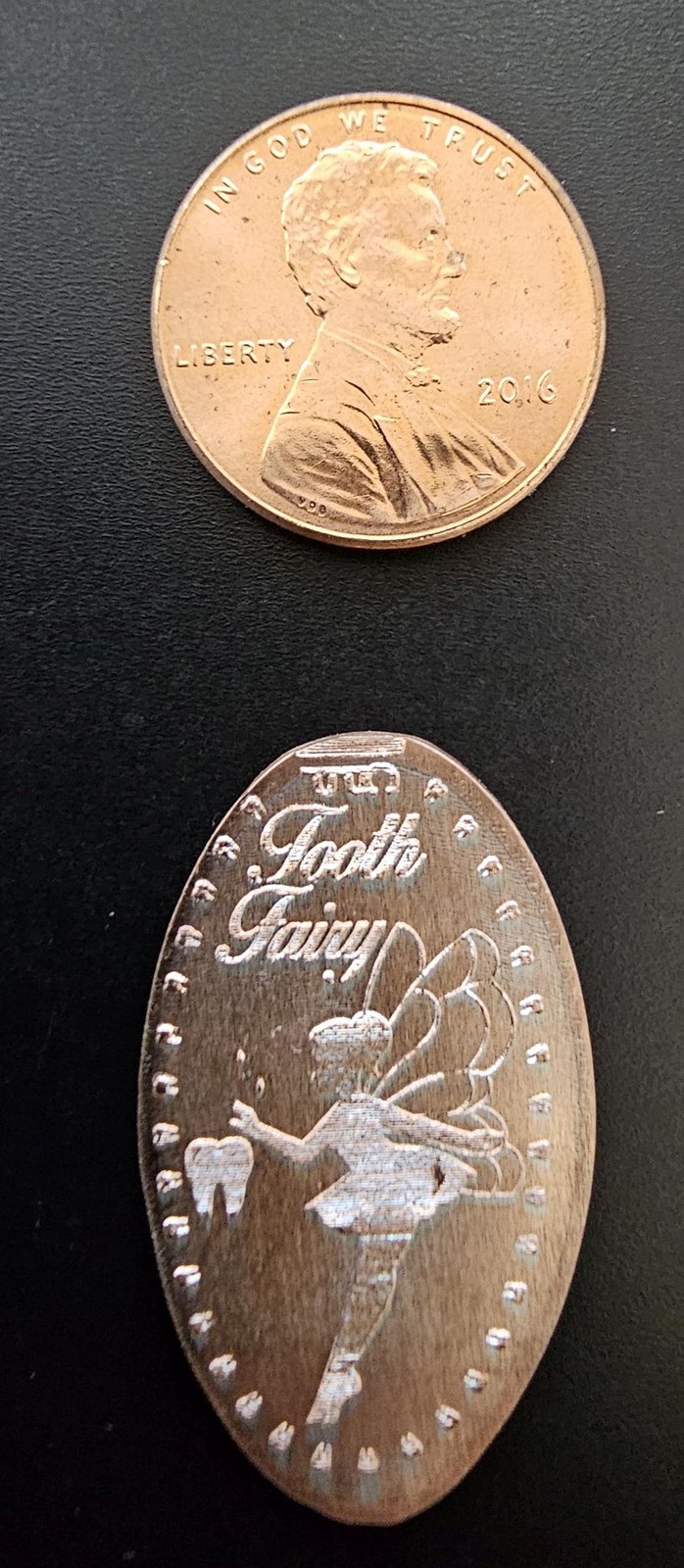Tooth Fairy Pressed Penny Pressed Smashed Penny Dimes Pressed Nickel for Your Event, Party, Birth... - Image 2