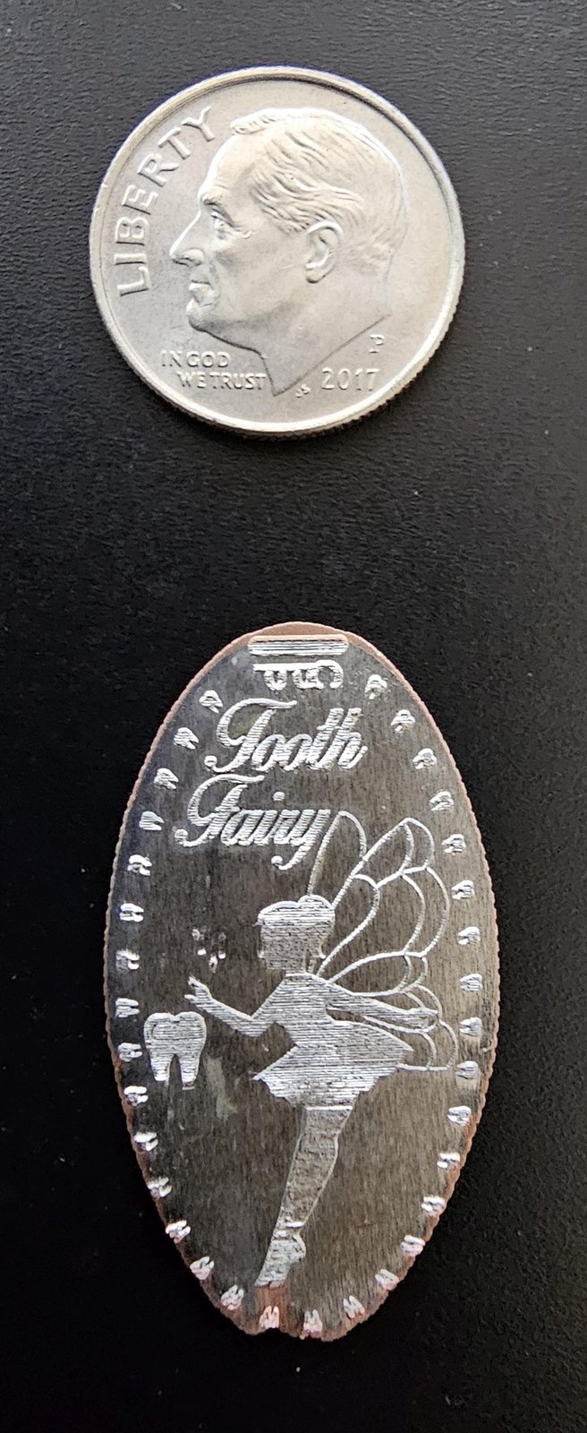 Tooth Fairy Pressed Penny Pressed Smashed Penny Dimes Pressed Nickel for Your Event, Party, Birth... - Image 5