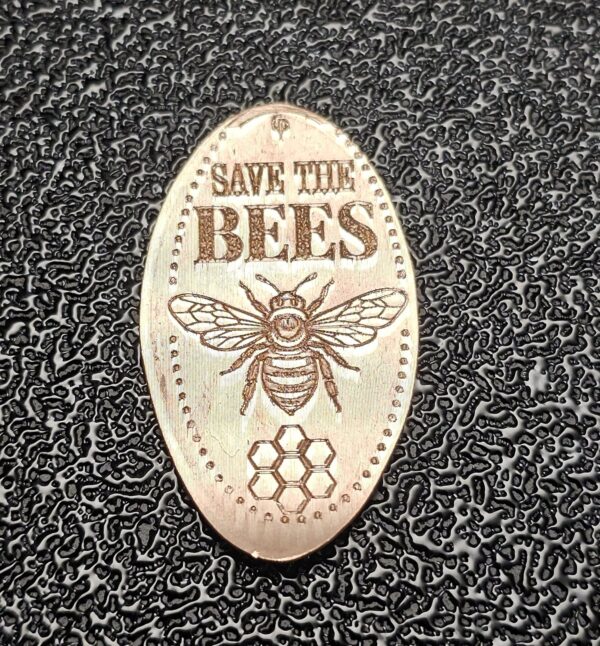Save The Bees Pressed Penny Elongated Coin