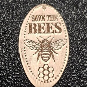 Save The Bees Pressed Penny Elongated Coin - Image 3