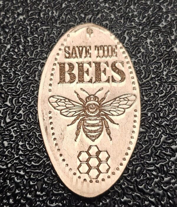 Save The Bees Pressed Penny Elongated Coin