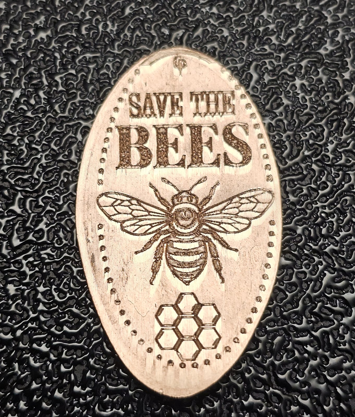 Save The Bees Pressed Penny Elongated Coin - Image 3