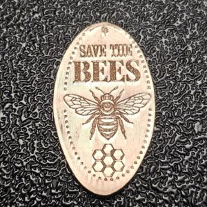Save The Bees Pressed Penny Elongated Coin - Image 2