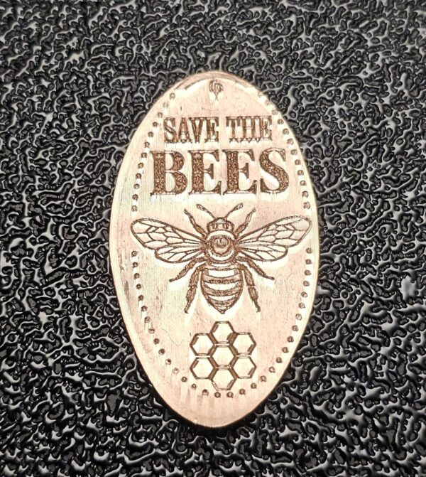 Save The Bees Pressed Penny Elongated Coin