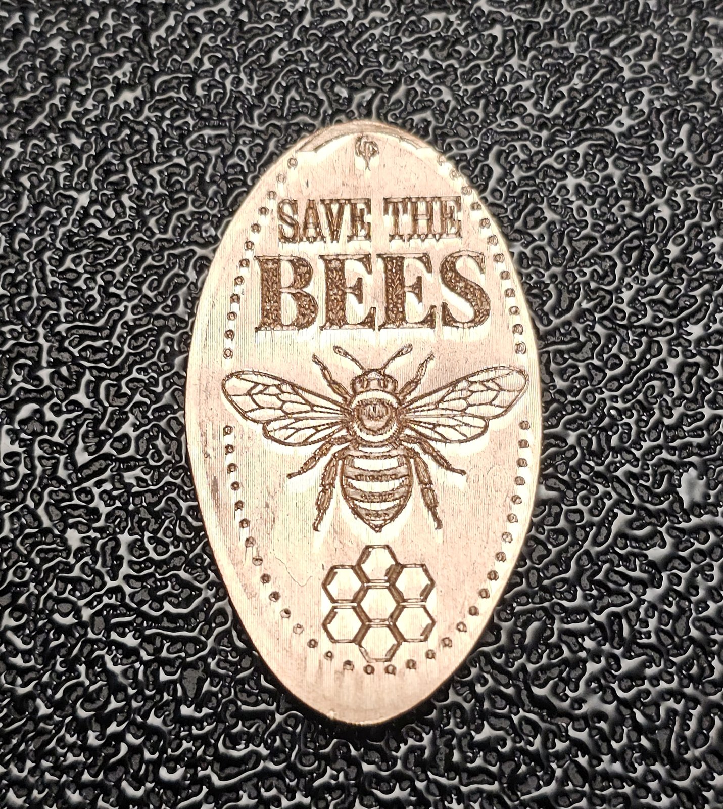 Save The Bees Pressed Penny Elongated Coin - Image 2