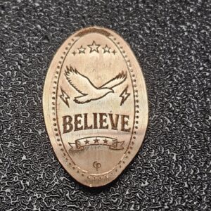 Believe Pressed Penny Penny Elongated Coin - Image 3