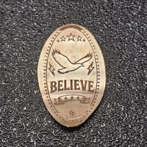 Believe Pressed Penny Penny Elongated Coin - Image 2