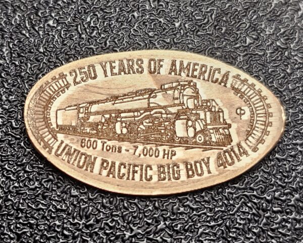 Big Boy 4014 250 Years Of America Pressed Penny Elongated Cent