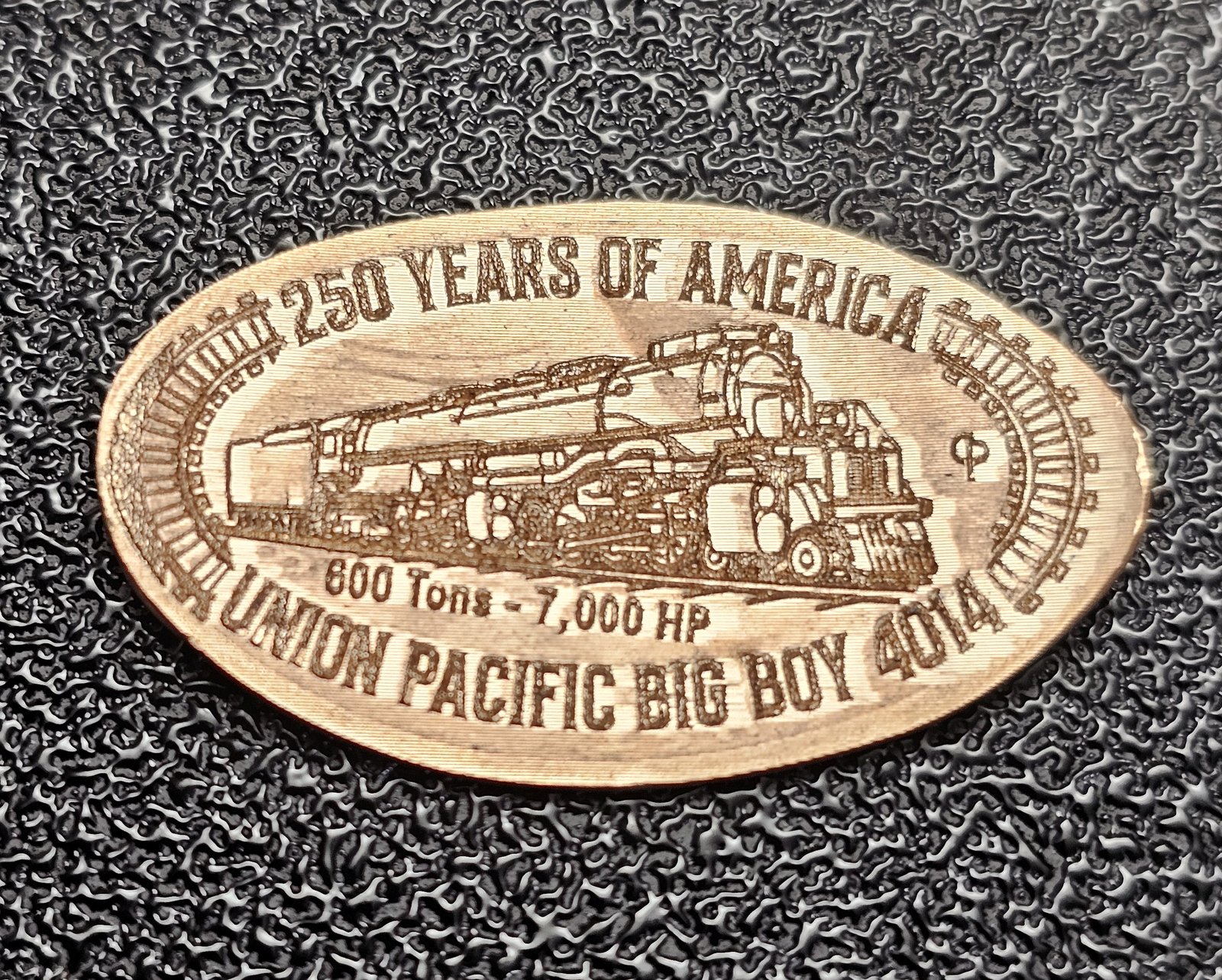 Big Boy 4014 250 Years Of America Pressed Penny Elongated Cent - Image 1