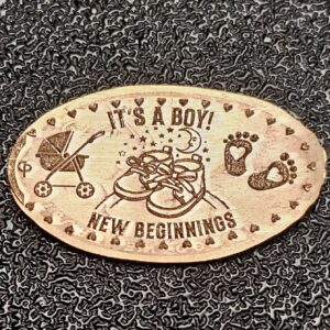 It's a Boy! Pressed Penny Penny Elongated Coin - Image 2