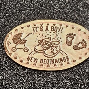 It's a Boy! Pressed Penny Penny Elongated Coin - Image 1