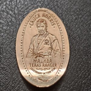 Chuck Norris Walker Texas Ranger Pressed Penny Elongated Coin