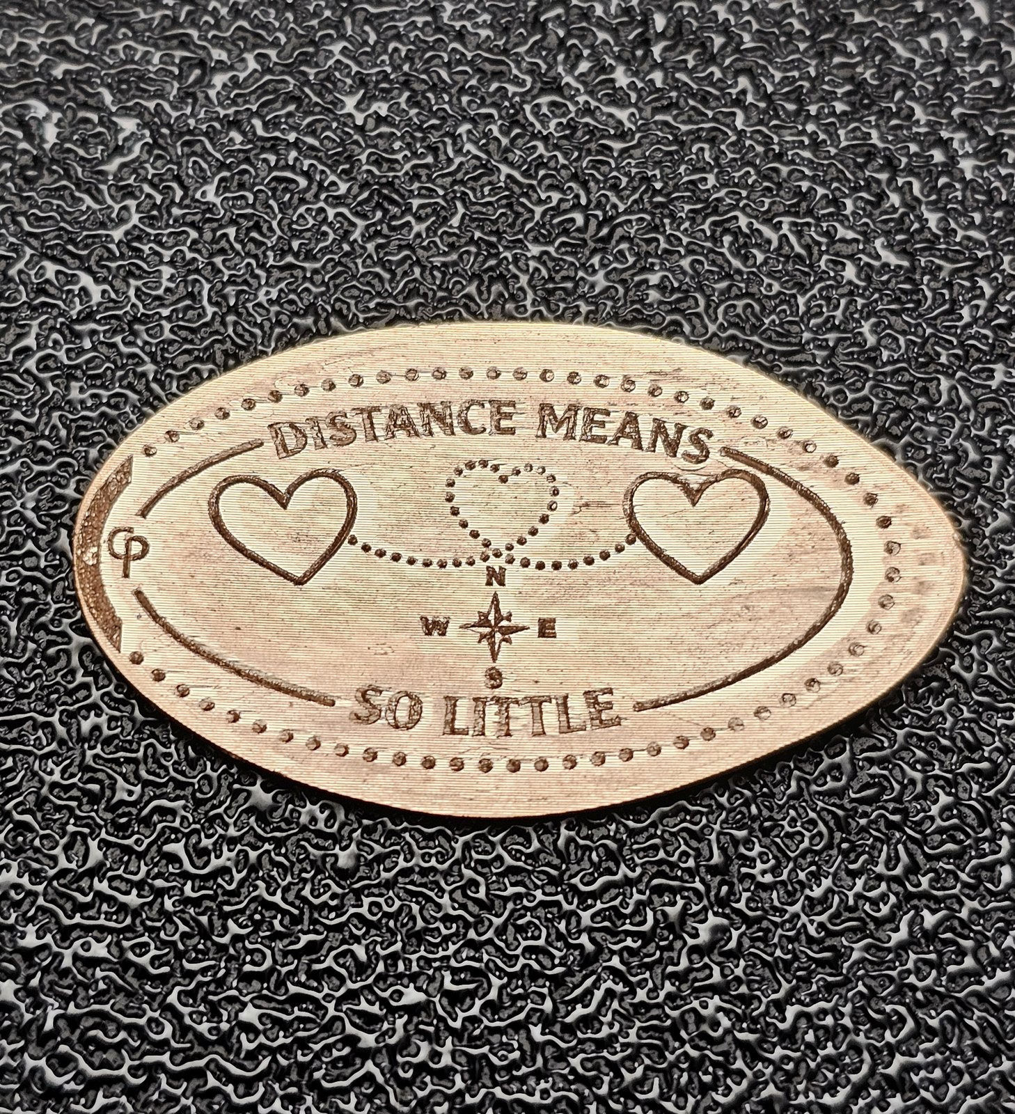 Distance Means So Little Pressed Penny Penny Elongated Coin - Image 3