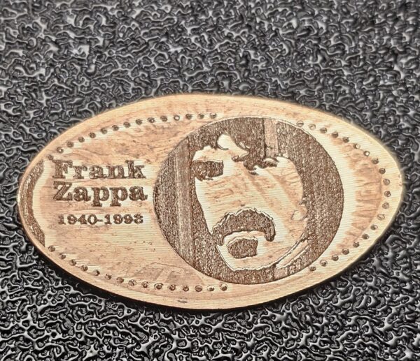 Frank Zappa Pressed Penny Penny Elongated Coin