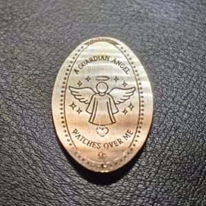 Guardian Angel  Watches Over Me Pressed Penny Elongated Coin - Image 2