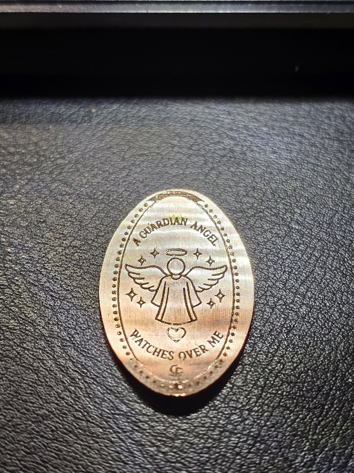 Guardian Angel  Watches Over Me Pressed Penny Elongated Coin - Image 3