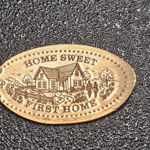 Home Sweet First Home Pressed Penny Penny Elongated Coin - Image 1