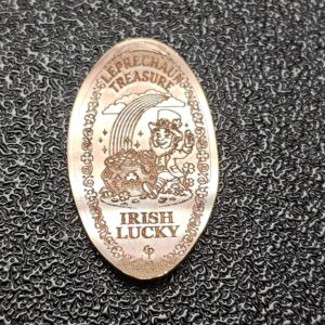 Leprechaun Treasure Irish Lucky Pressed Penny Elongated Coin - Image 1