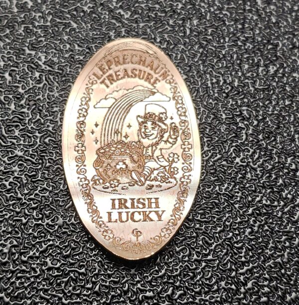 Leprechaun Treasure Irish Lucky Pressed Penny Elongated Coin