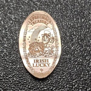 Leprechaun Treasure Irish Lucky Pressed Penny Elongated Coin