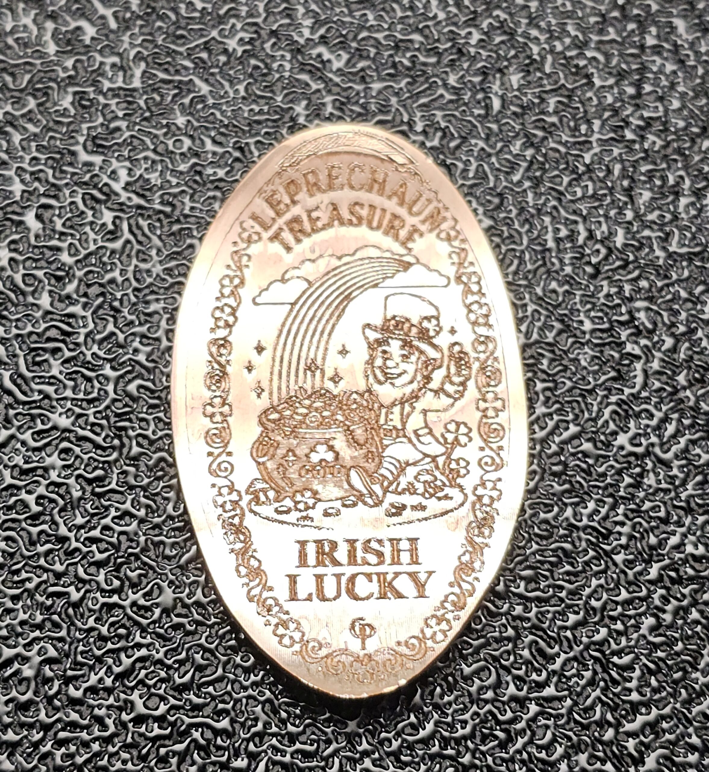 Day 66 of the 180-Day Challenge! Leprechaun Treasure Irish Lucky Pressed Penny Elongated Coin