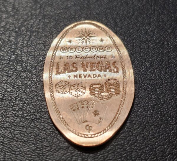 Welcome to Las Vegas Pressed Penny Elongated Coin