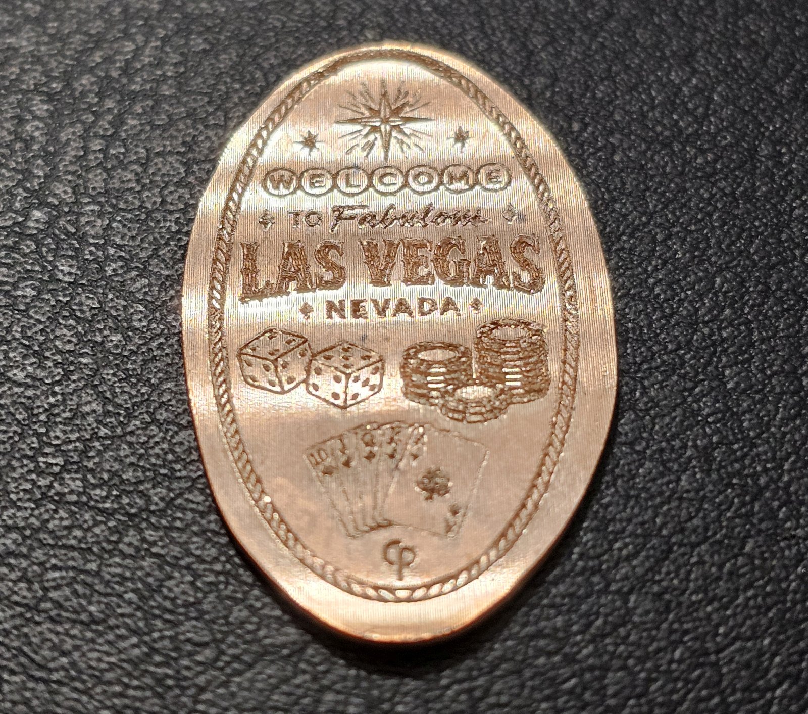 Welcome to Las Vegas Pressed Penny Elongated Coin - Image 1