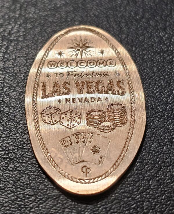 Welcome to Las Vegas Pressed Penny Elongated Coin