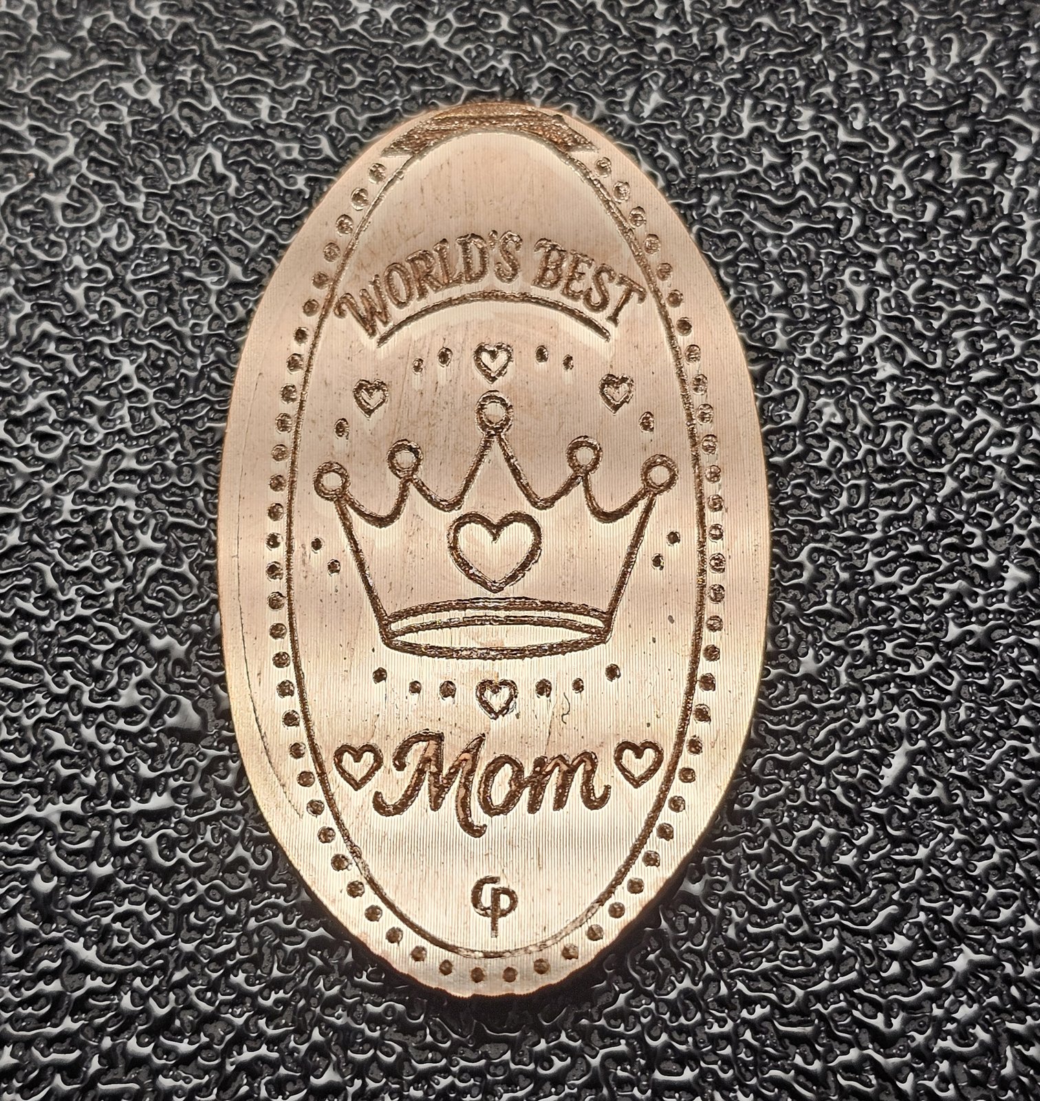 World's Best Mom Pressed Penny Penny Elongated Coin - Image 1