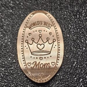 World's Best Mom Pressed Penny Penny Elongated Coin - Image 3