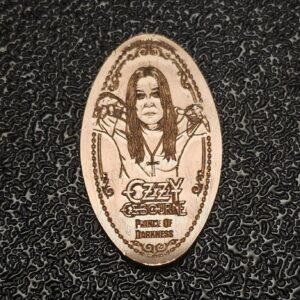 Ozzy Osbourne Prince Of Darkness Pressed Penny Penny Elongated Coin - Image 1