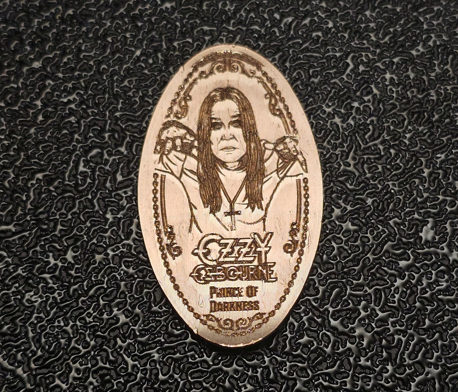 Ozzy Osbourne Prince Of Darkness Pressed Penny Penny Elongated Coin - Image 1