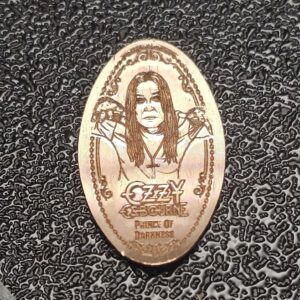 Ozzy Osbourne Prince Of Darkness Pressed Penny Penny Elongated Coin - Image 2
