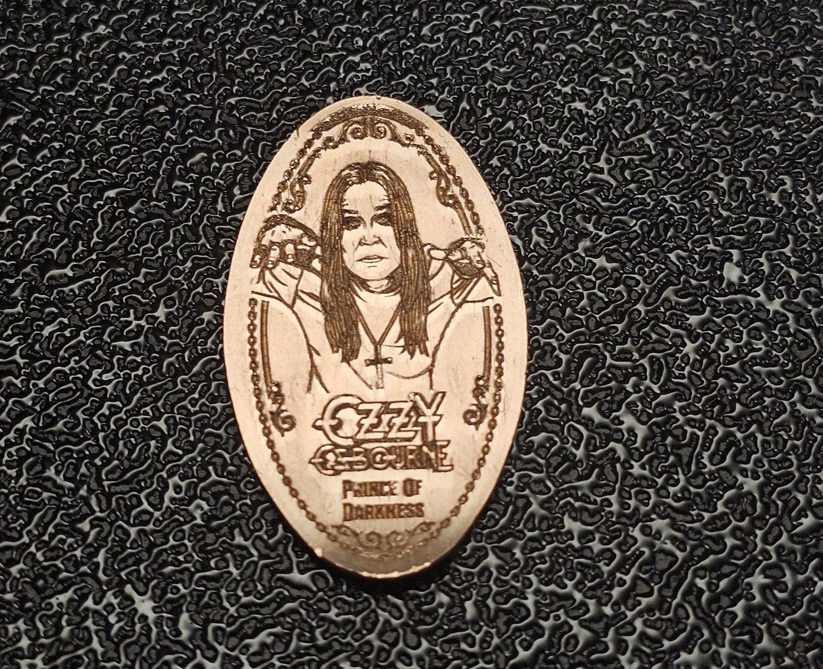 Ozzy Osbourne Prince Of Darkness Pressed Penny Penny Elongated Coin - Image 3