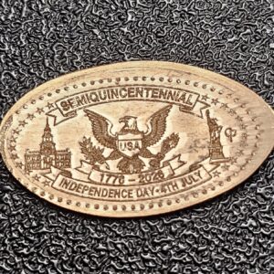 United States Semiquincentennial Set of 4 Pressed Pennies Elongated Coins - Image 8