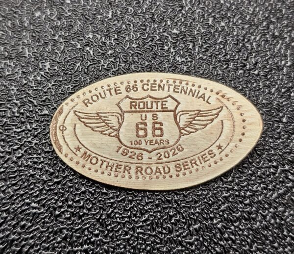 ROUTE 66 Centennial  SET of 9 Pressed Pennies Elongated Coins